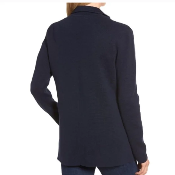 J.crew Merino Wool Sweater Blazer Size M - Picture 3 of 11
